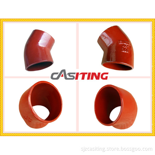 45dgr Short Bend En877 Cast Iron Fitting